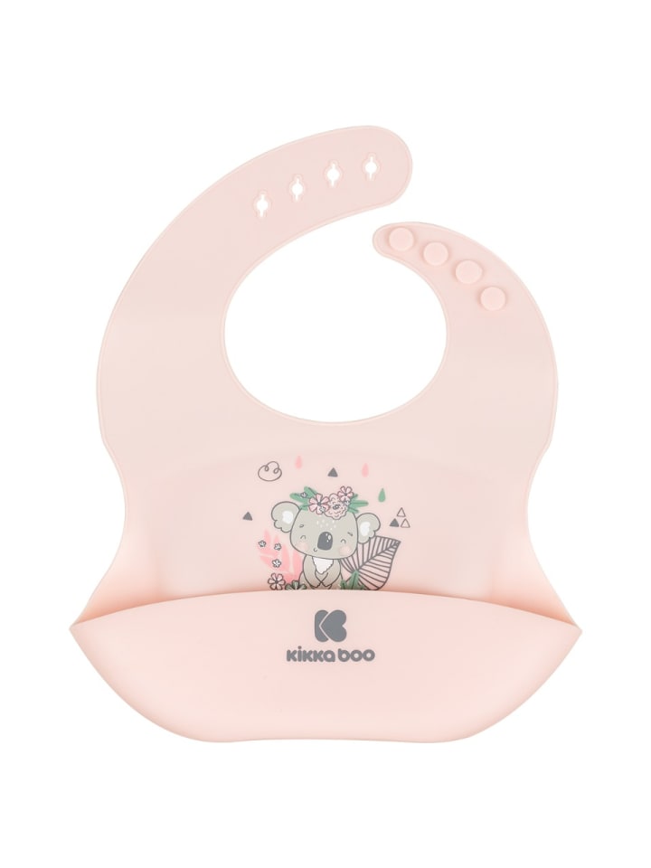 Kikkaboo Babylatz Savanna Friends in rosa günstig kaufen onesize