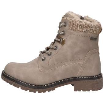 Puccetti Schnür Boots in beige