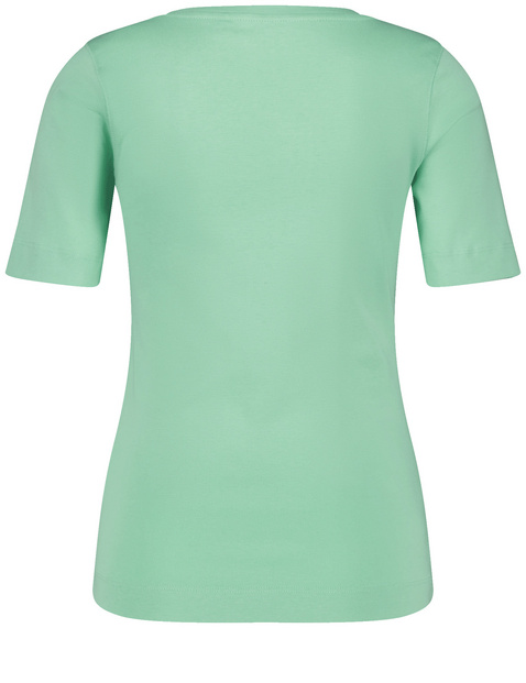 Basic T-Shirt aus Baumwolle
