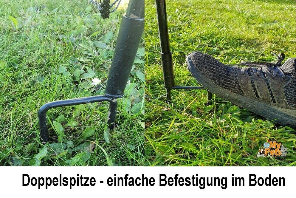MYPETS Weidenzaun 115cm Geflügelnetz mit Tür Hühnernetz Hühnerzaun Geflügelzaun Zaun Hühner Netz