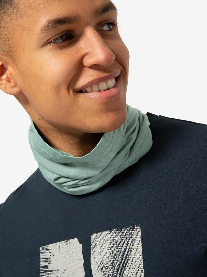 super.natural Merino Multifunktionstuch WANDERLUST NECKWARMER in Grün günstig kaufen onesize