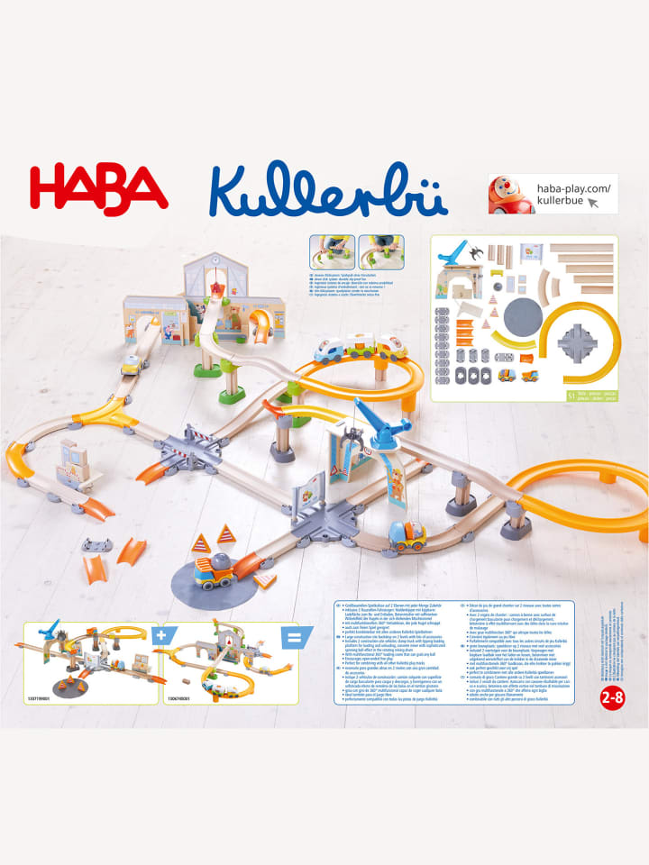 Haba Kugelbahn Kullerbü – Spielbahn Große Baustelle in mehrfarbig günstig kaufen onesize