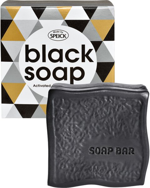Speick Naturkosmetik Made by Speick Black Soap Aktivkohle Stückseife