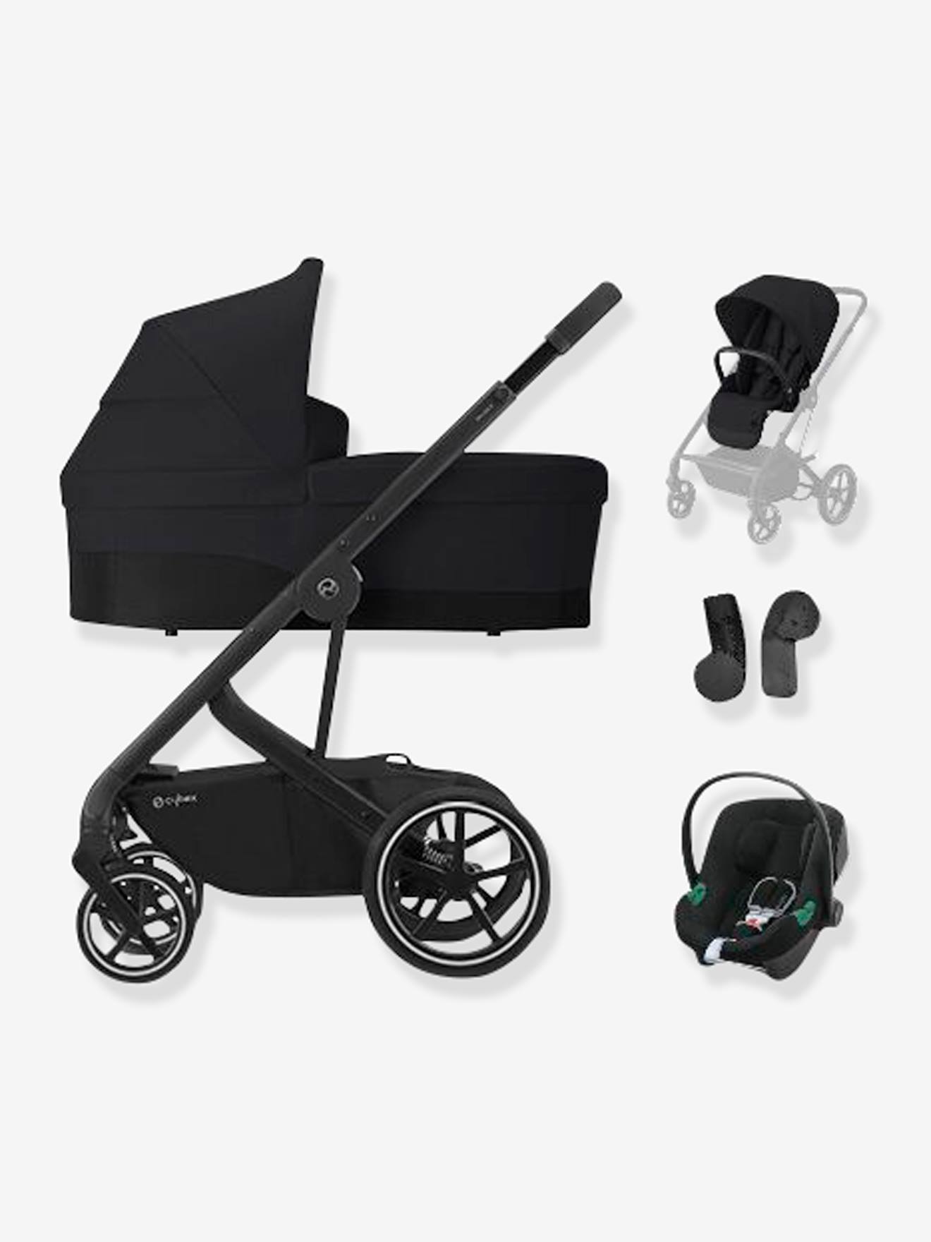 Cybex 3-in-1-Kombikinderwagen BALIOS S LUX CYBEX - schwarz