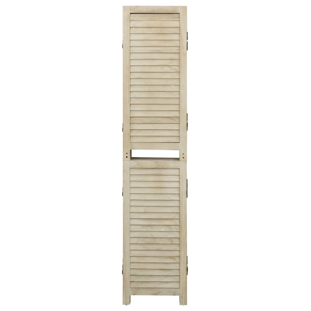 vidaXL Raumteiler 3-tlg. Raumteiler 105x165 cm Massivholz Paulownia, 1-tlg.