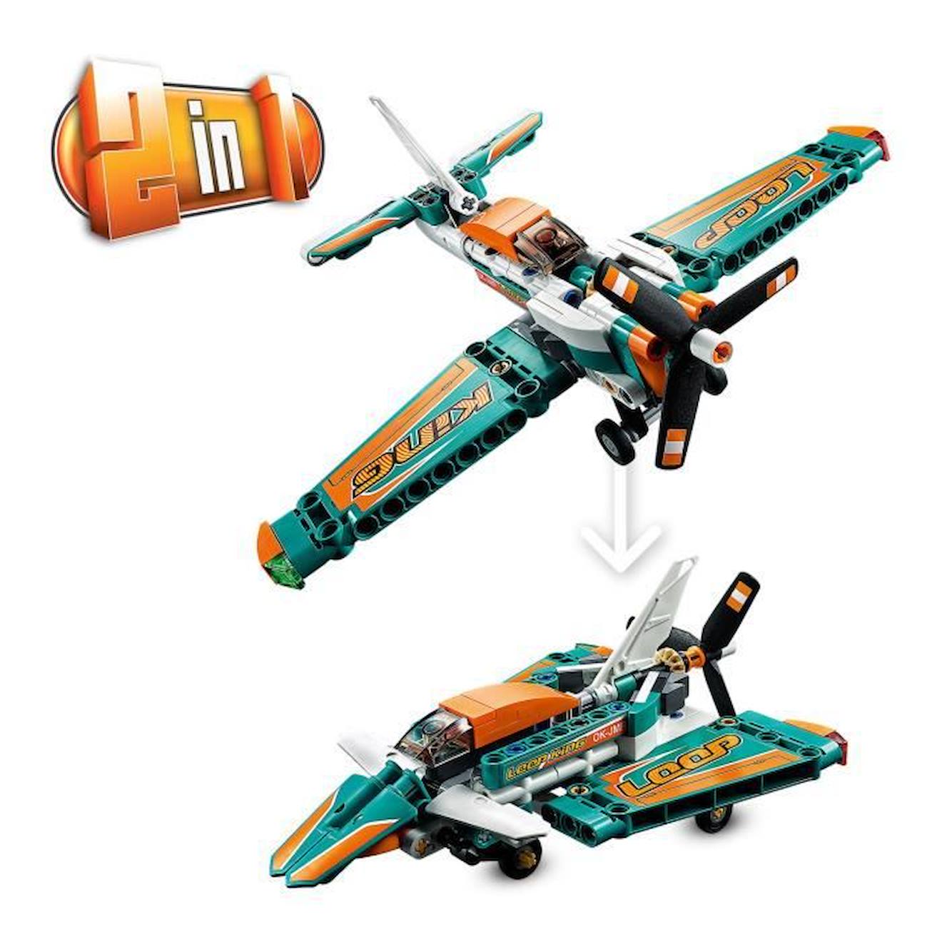 LEGO® Technic 42117 Avion de Course, Jeu de Construction, Aérien, Voltige, 7 Ans et Plus vert