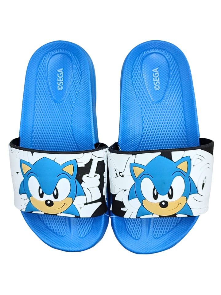 Sonic Badelatschen Sonic The Hedgehog in Blau günstig kaufen