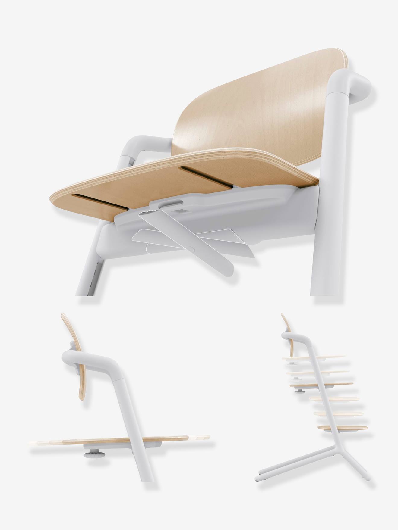 Cybex 4-in-1-Set LEMO 2 Hochstuhl mit Bouncer Nest CYBEX - weiß