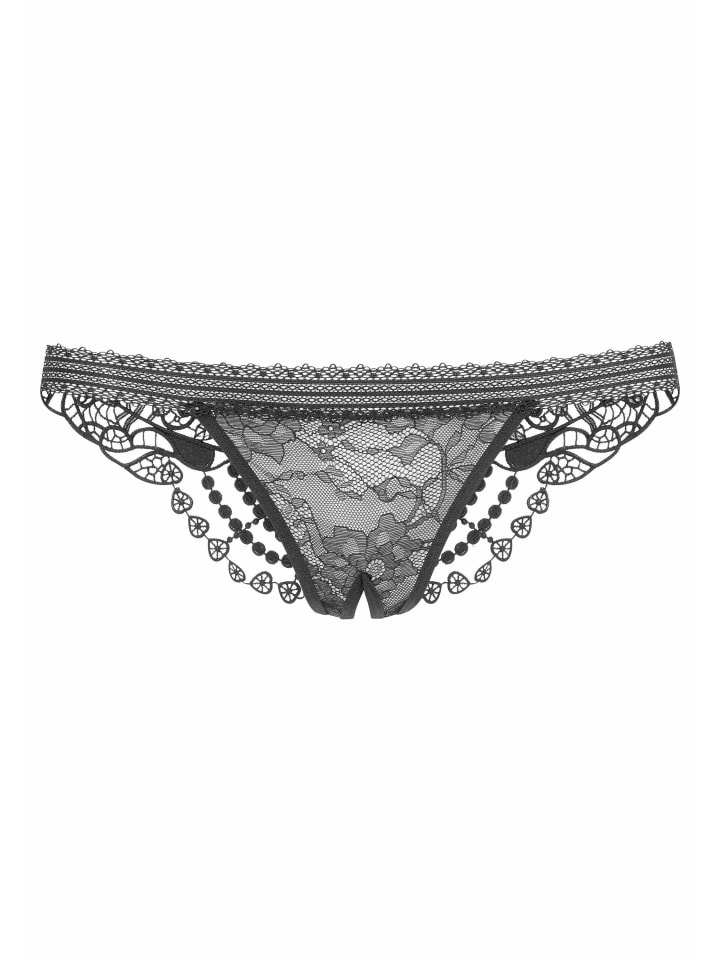 PETITE FLEUR GOLD String-Ouvert in schwarz günstig kaufen