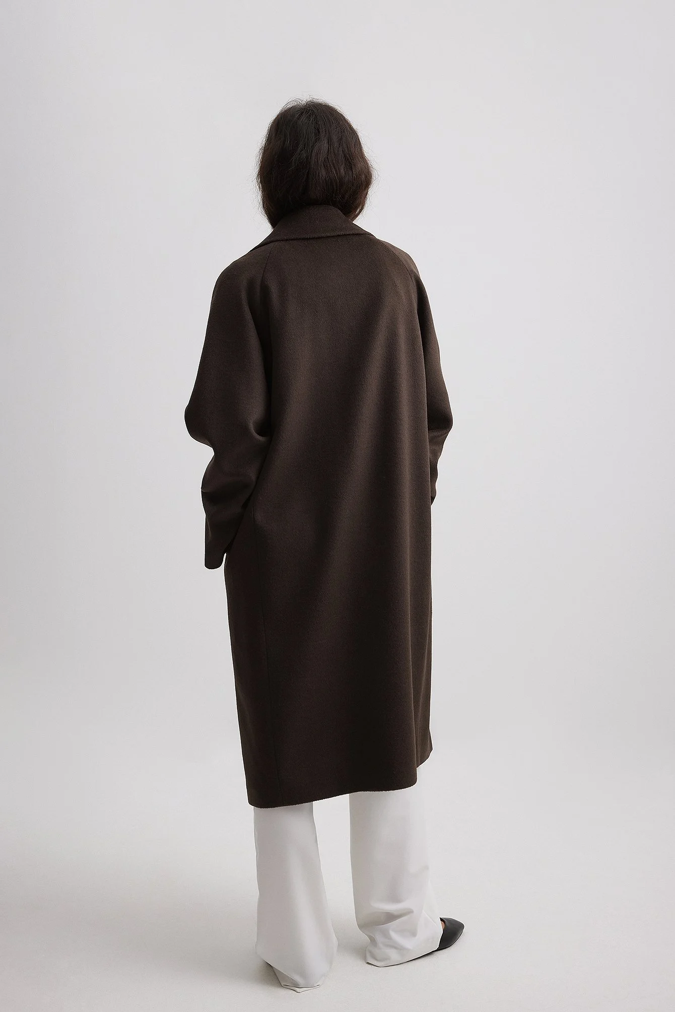Oversize Mantel aus Wollmischung