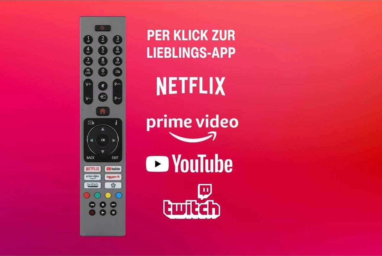 Telefunken D50V850M5CWH LED-Fernseher (126 cm/50 Zoll, 4K Ultra HD, Smart-TV)