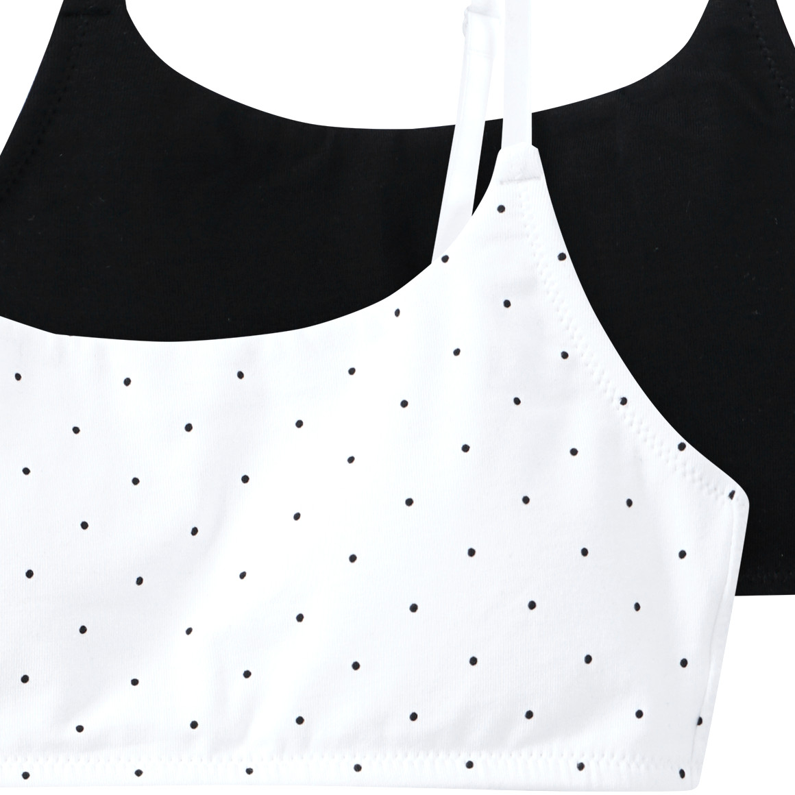 2 Mädchen Bustiers im Basic-Look