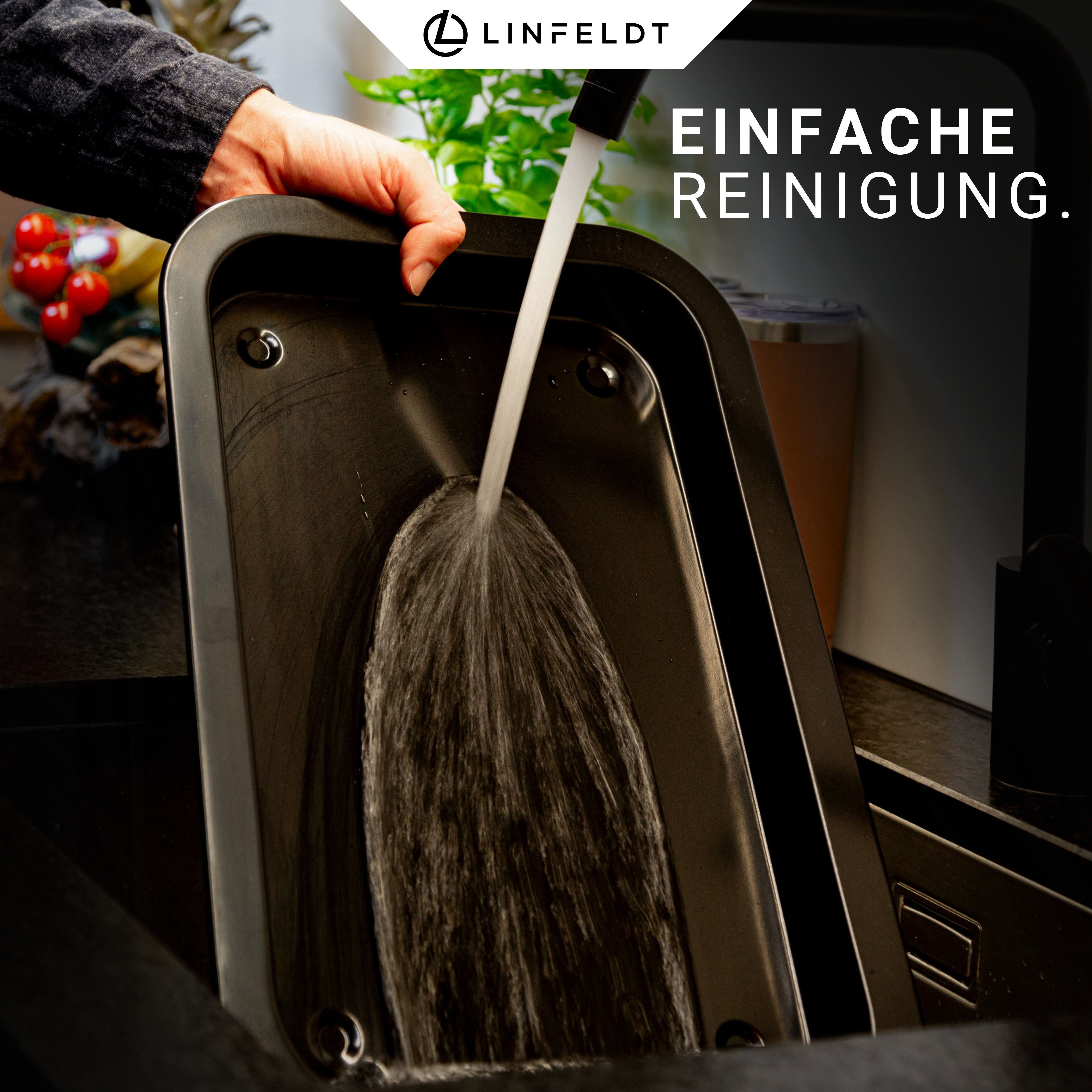LINFELDT Kuchenblech hochwertig beschichtetes Backblech 42x29x4cm