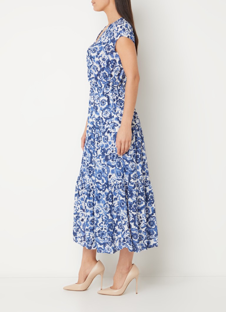 Vestido túnica largo Gerard Darel Euranie con estampado floral