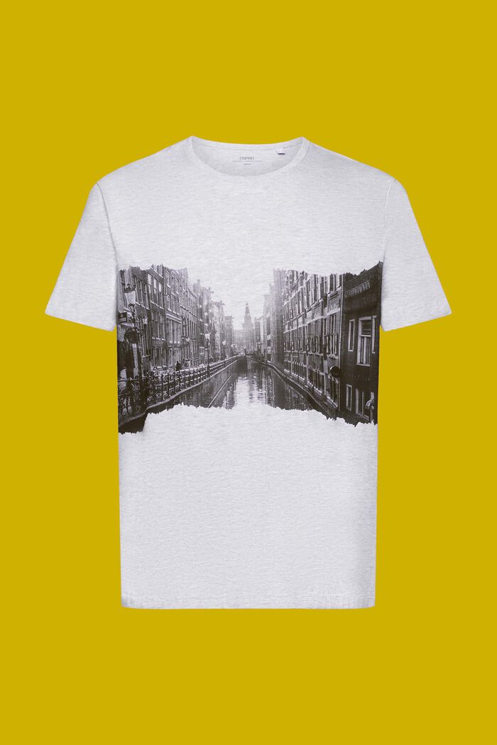 Bedrucktes T-Shirt aus Slub-Jersey