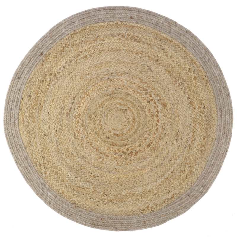 Tapis jute & laine YHUKI