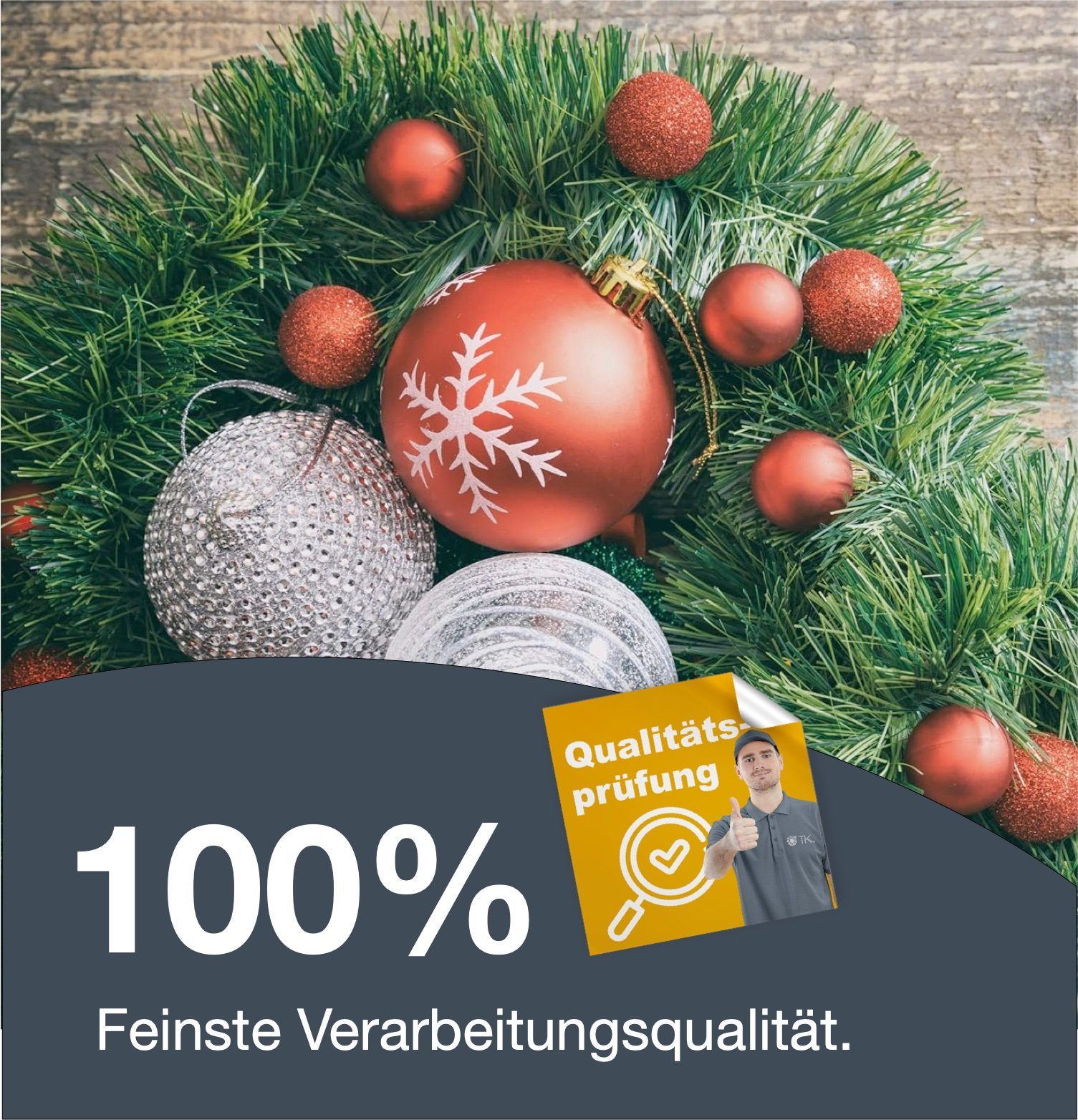 Kunstgirlande Weihnachtsgirlande grün 10 Meter - künstliche Dekogirlande Ø 10 cm, TK Gruppe