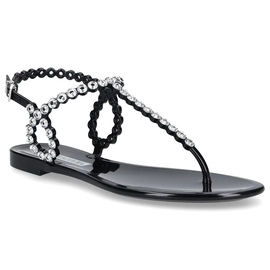 Aquazzura - Sandalen ALMOST BARE PVC - schwarz