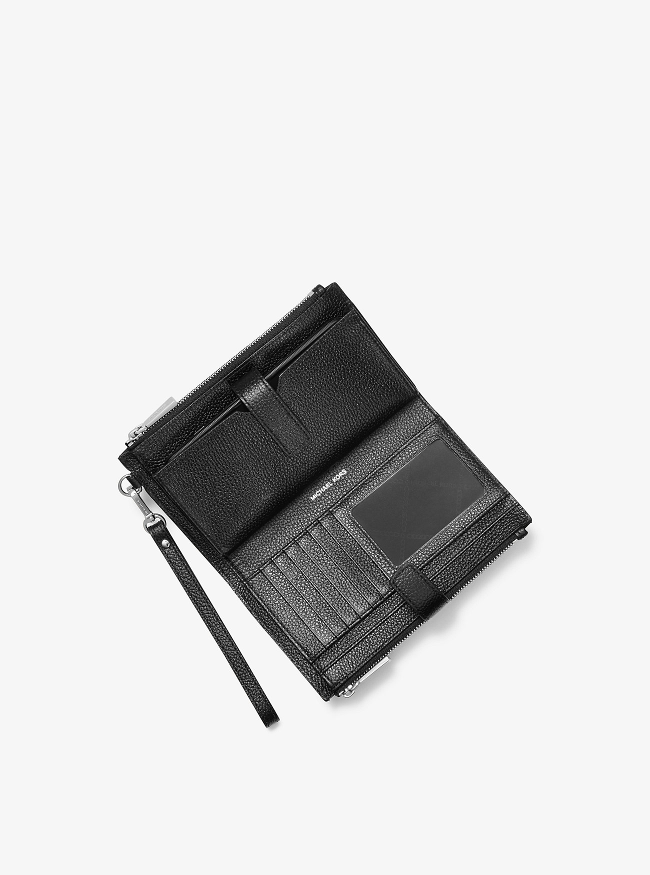 Adele Leather Smartphone Wallet - BLACK
