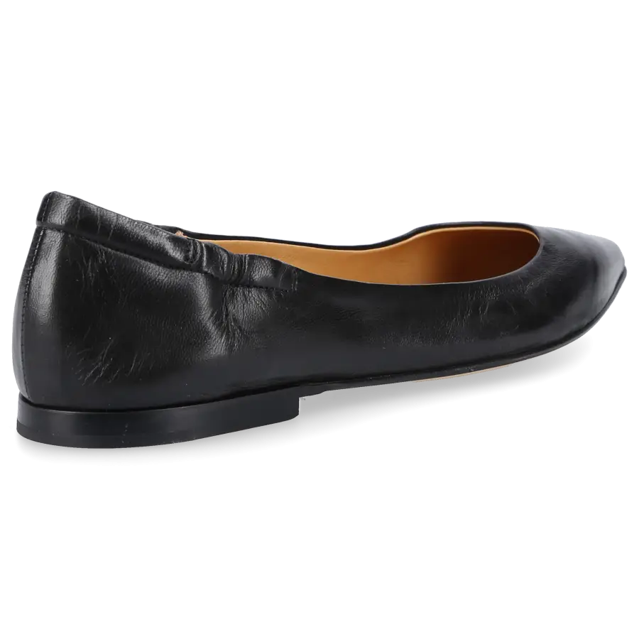 Pomme D`OR - Ballerinas 1720 Kalbsleder - schwarz