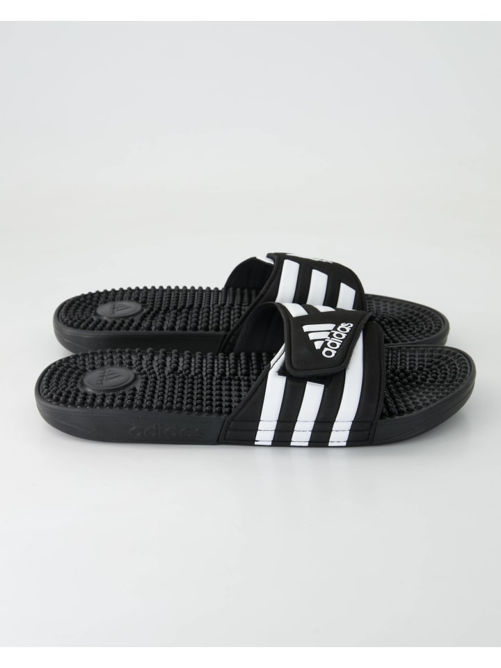 adidas Pantoletten in Schwarz günstig kaufen