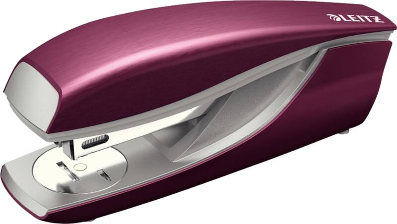 Leitz NeXXt Style Heftgerät 5562 Halbstreifen 30 Blatt Rot 24/6, 26/6 Metall
