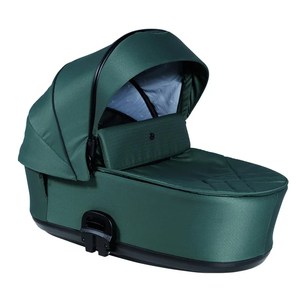 Nordbaby Active Lux stroller set jungle green, chrome frame