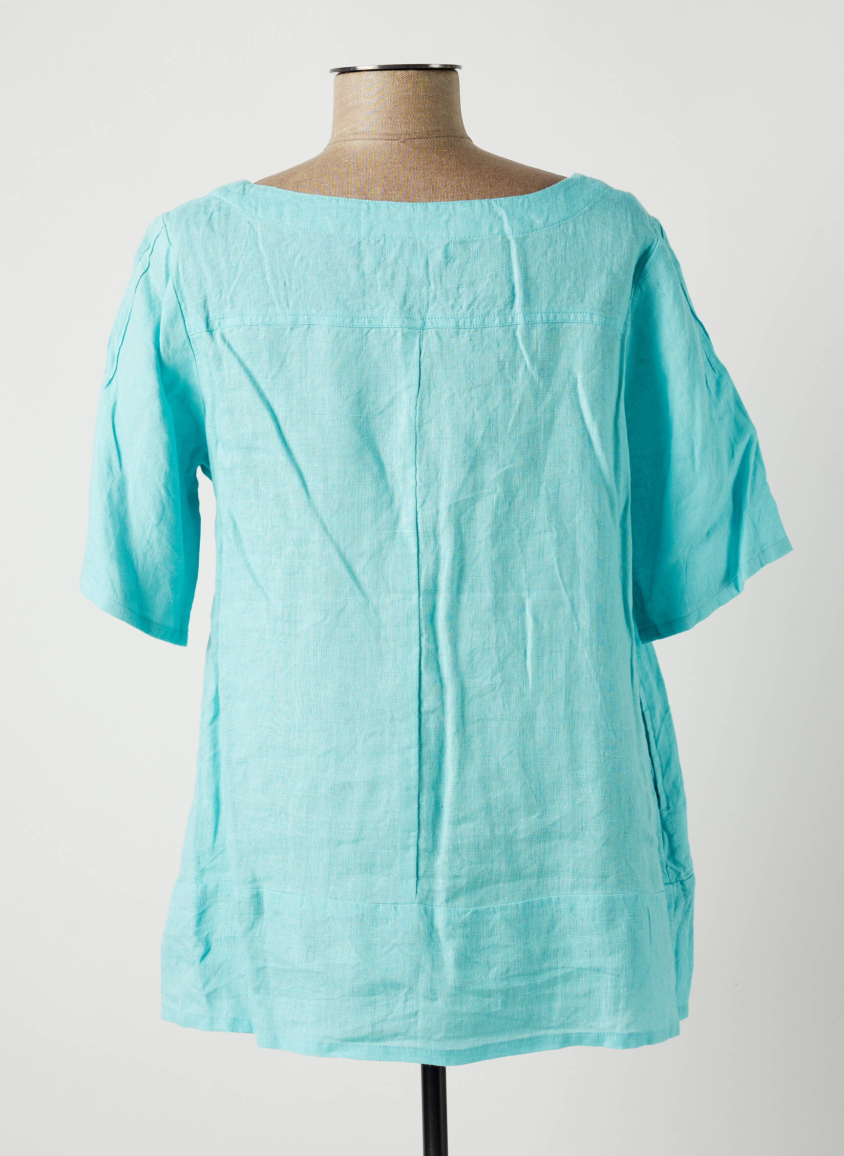 Agathe   Louise Tuniquemanchecourte Femme couleur bleu