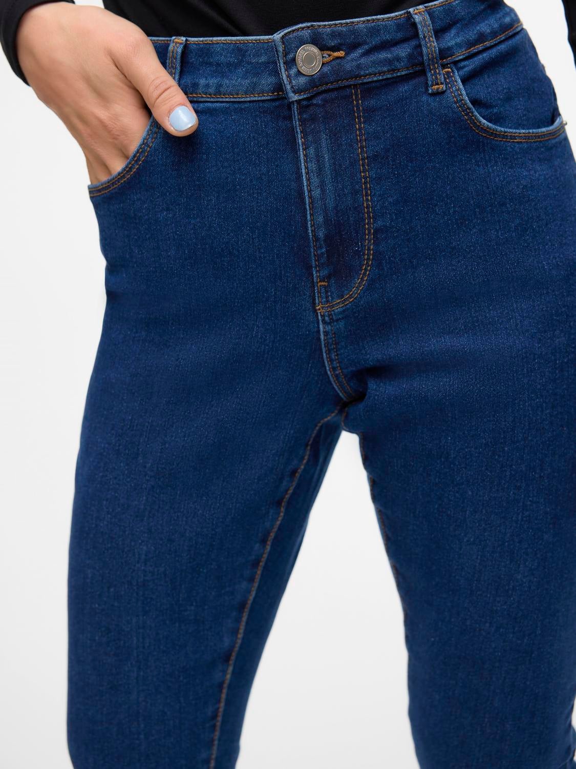 VMELLY Mid Rise Skinny Fit Jeans