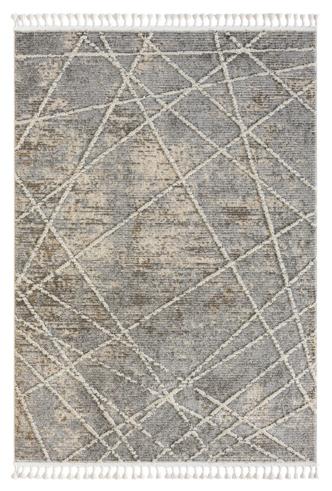 MyFlair Teppich Florie, 160cm x 230cm, Farbe Beige, rechteckig, Florhöhe 15mm