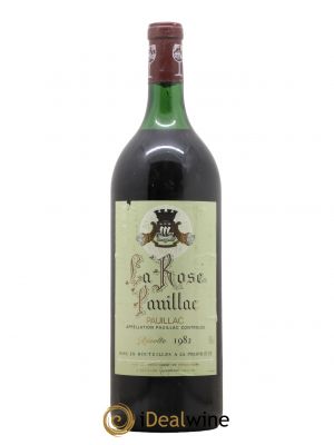 La Rose Pauillac  1982 - Lot de 1 Magnum