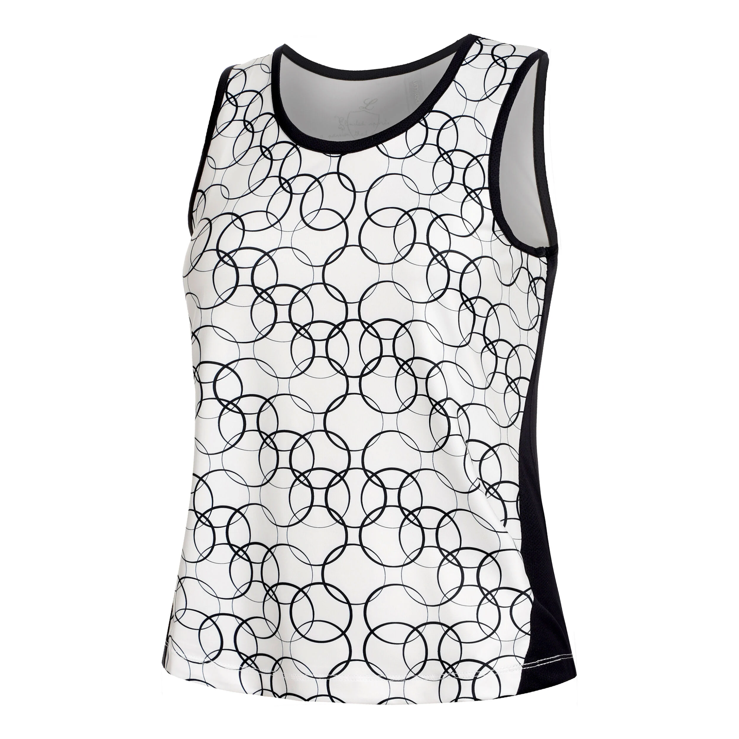 Tabea Tank-Top Damen - Weiß, Dunkelblau