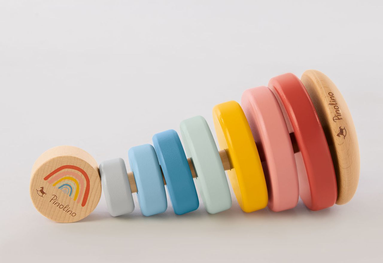 Pinolino Kinderträume Pinolino Stapelturm Holzspielzeug Kinderspielzeug