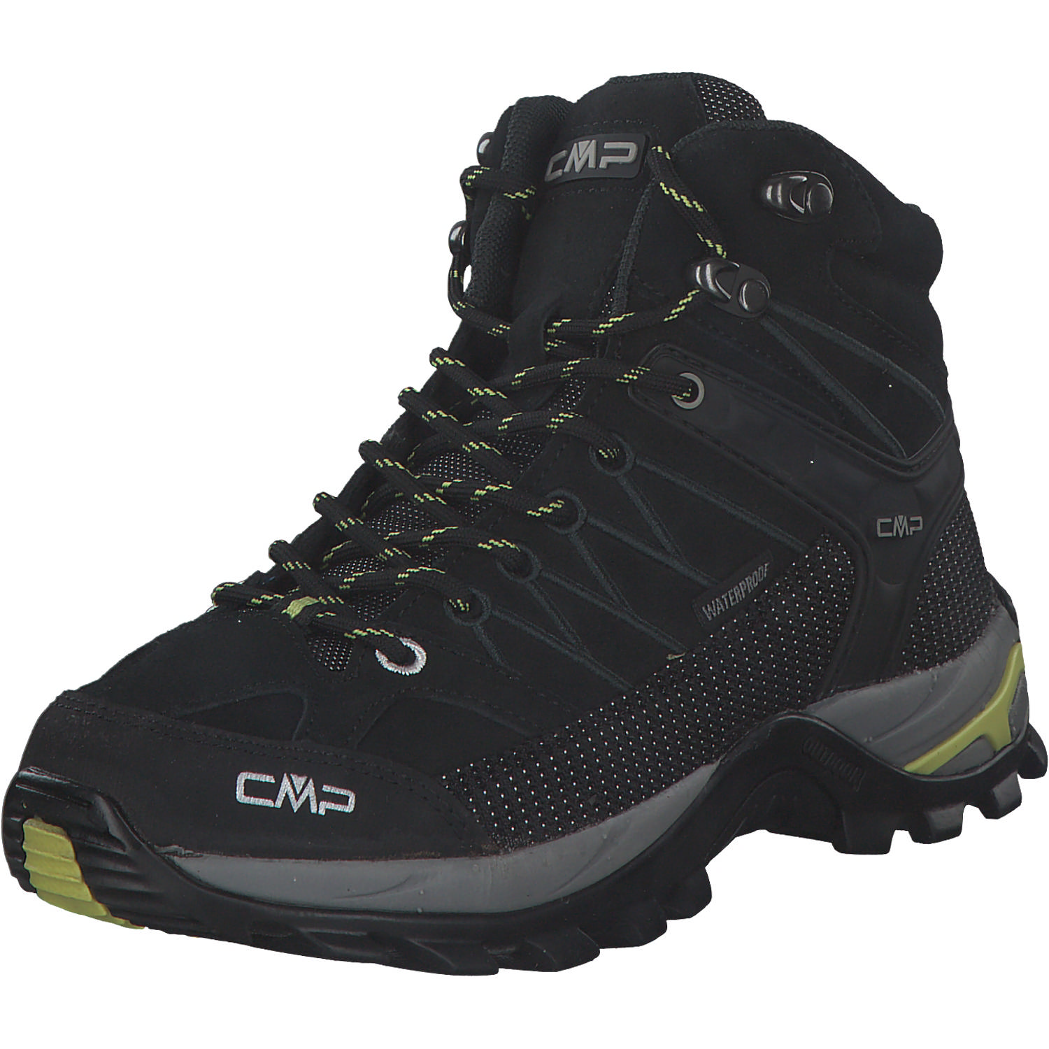 CMP Rigel Mid 3Q12946, Trekkingschuhe, Damen, nero lime