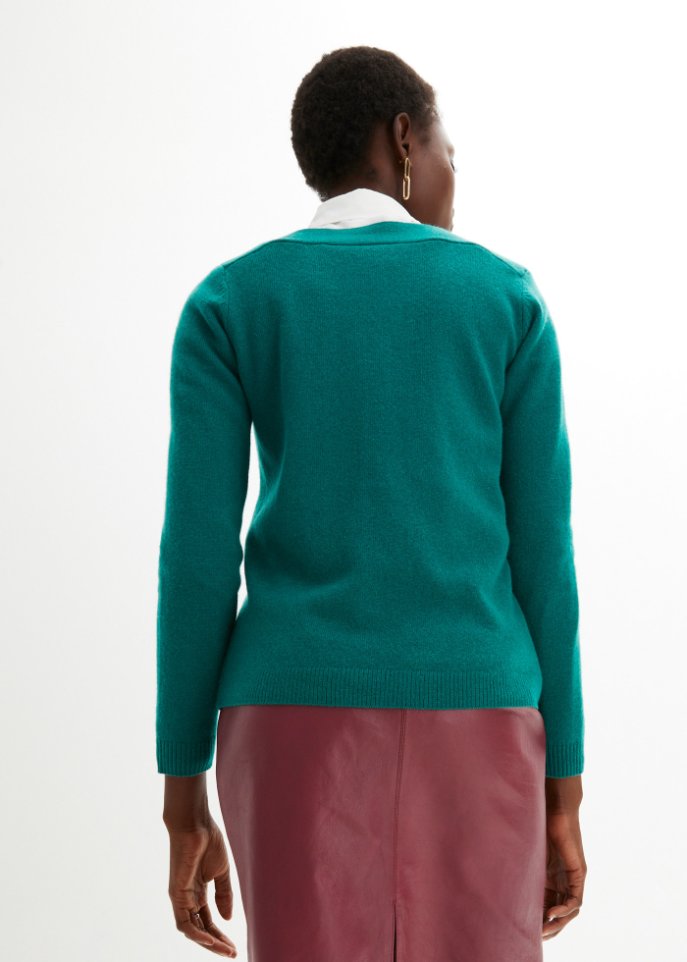 Wollpullover mit Good Cashmere Standard®-Anteil