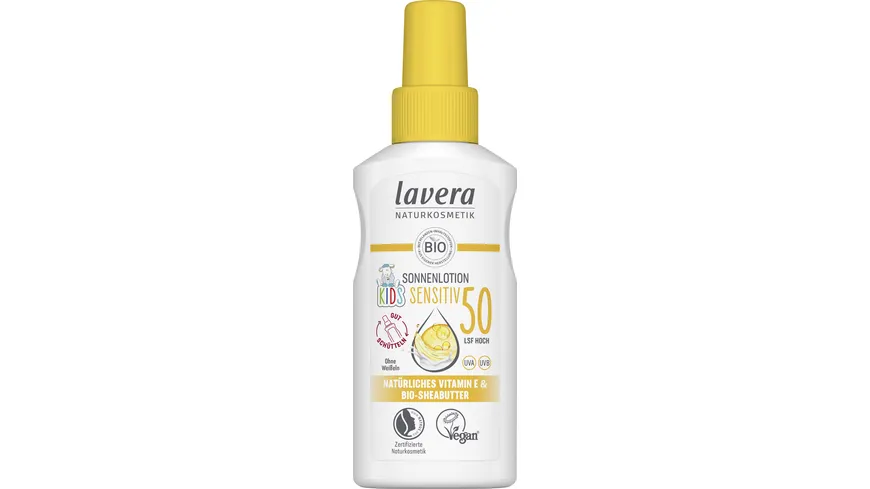 lavera Sonnenlotion Sensitiv KIDS LSF 50 100 ml