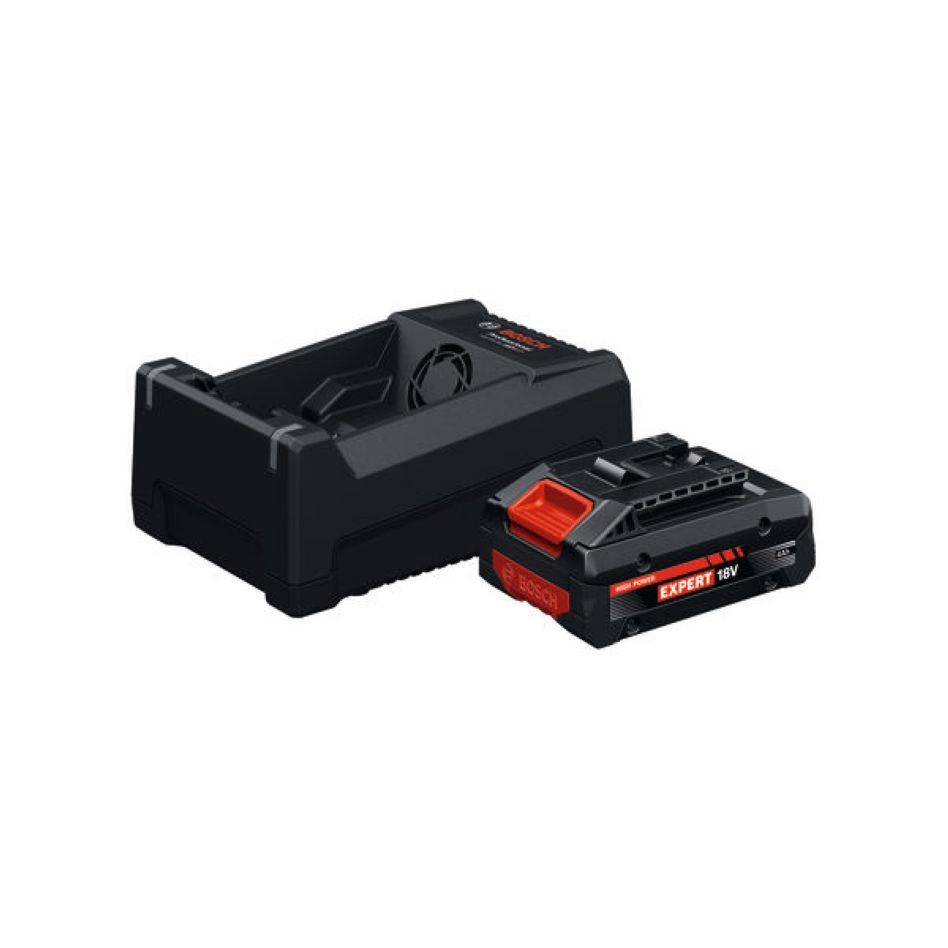Accessoires Bosch Bleus 1600A0373M Kit de démarrage batterie EXBA18V-40 : 1 batterie EXBA18V-40 et chargeur GAL 12V/18V-80 dans leur boîte