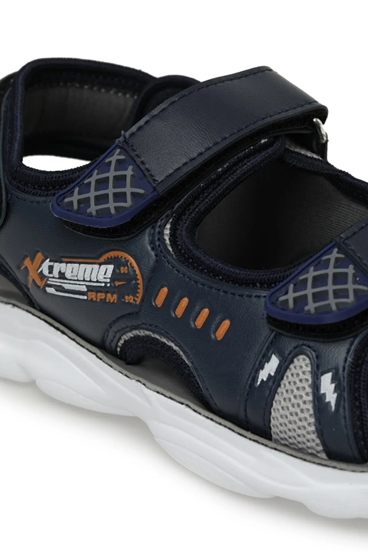 YELLOW KIDS  TREM.F 3FX Marineblaue Jungensandalen