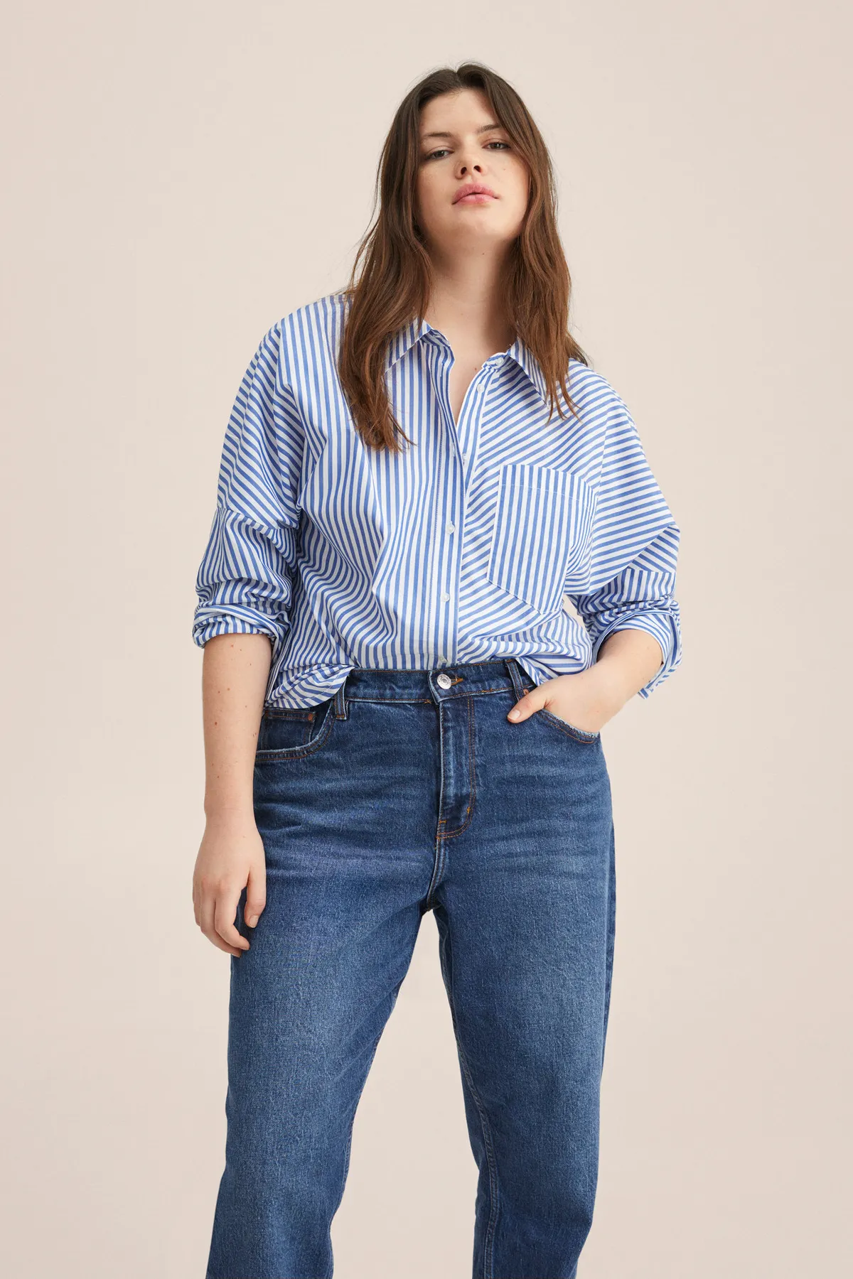 MANGO  Blaue Damenjeans 27020663