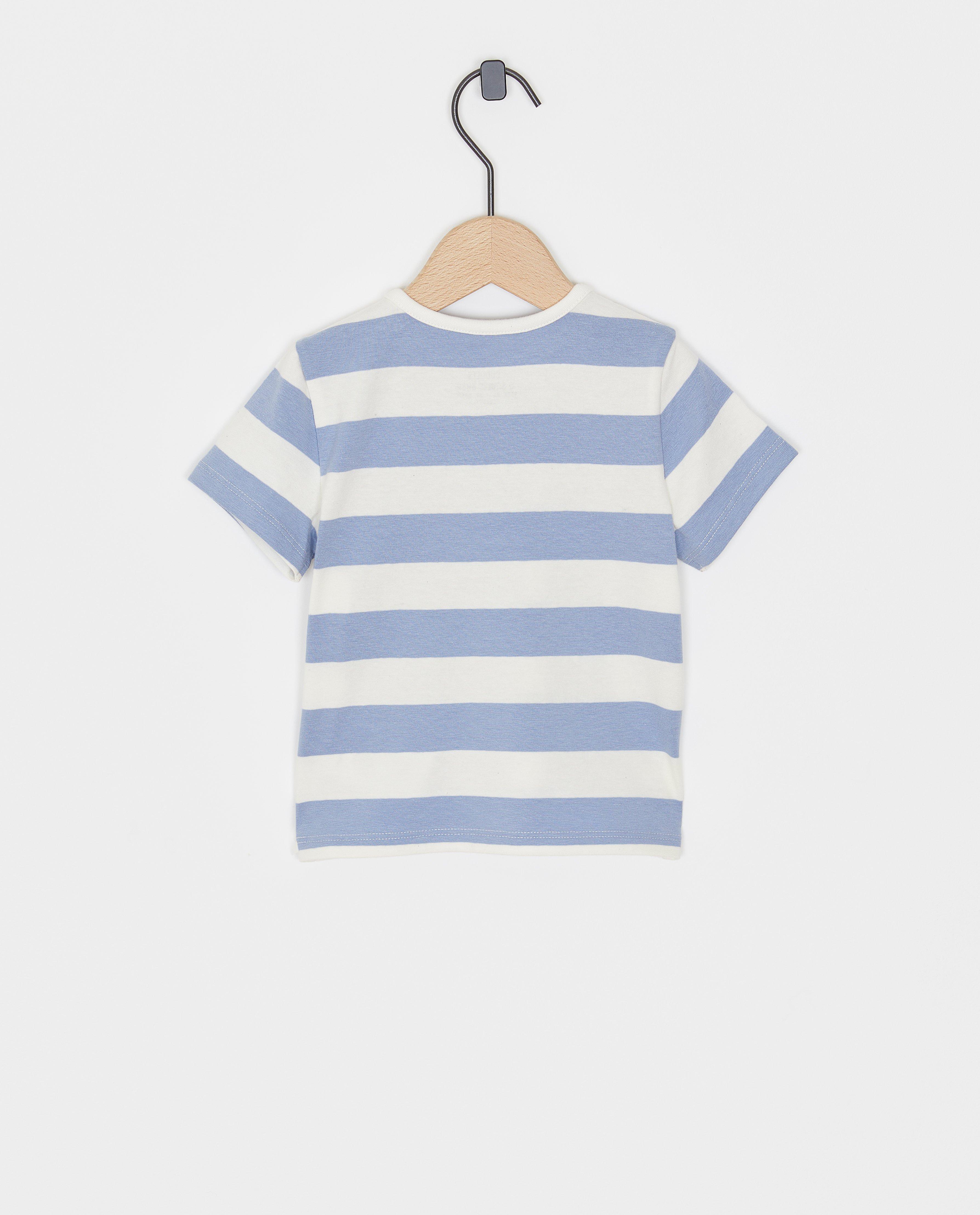 Tricou Cuddles and Smiles cu litere albastre