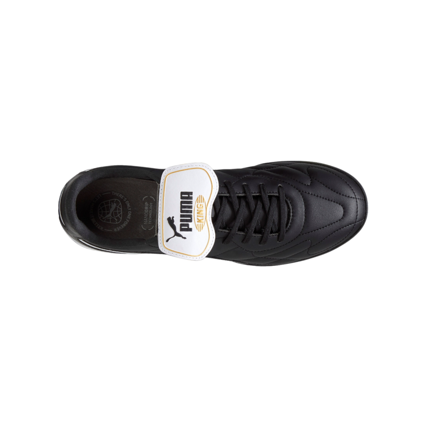 PUMA KING Top TT Schwarz Weiss Gold F01