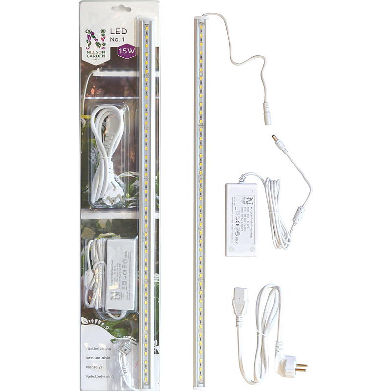 Nelson garden Plantelys 60 cm LED-list 15 W, startsett