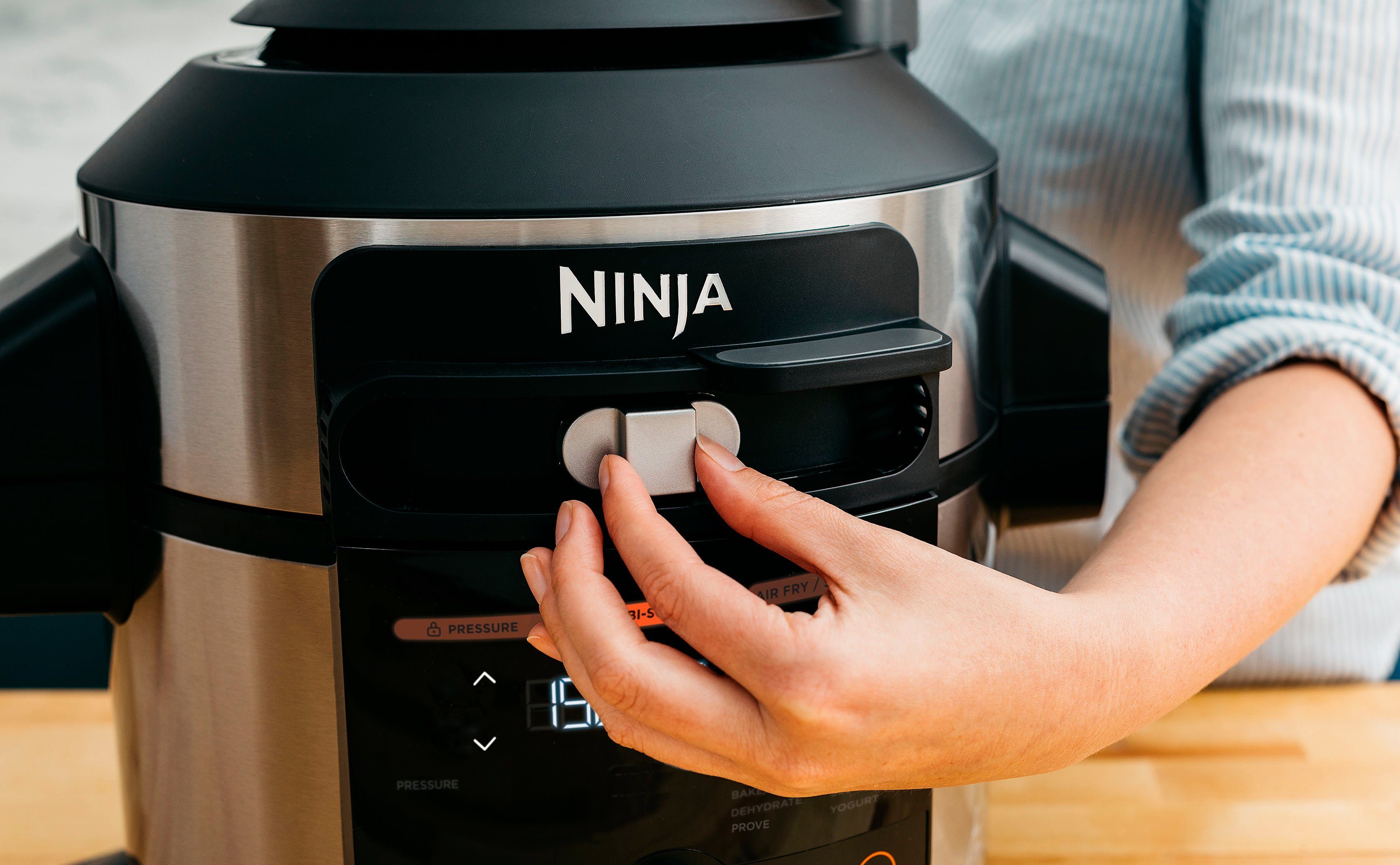 NINJA Multikocher Foodi MAX 14-in-1 SmartLid Multikocher OL750EU, 1760 W, 7,5 l Schüssel