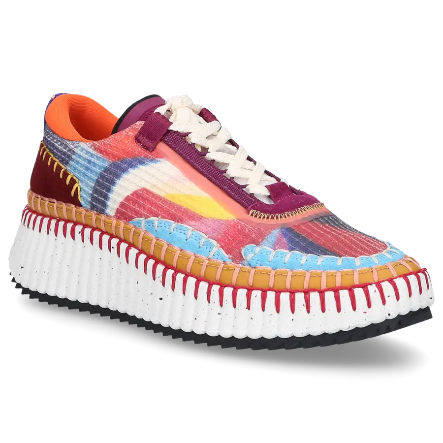 Chloé - Sneaker low NAMA Baumwolle - bunt