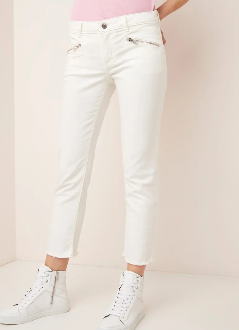 Rifľové džínsy Zadig&Voltaire Ava slim fit so zipsovými vreckami