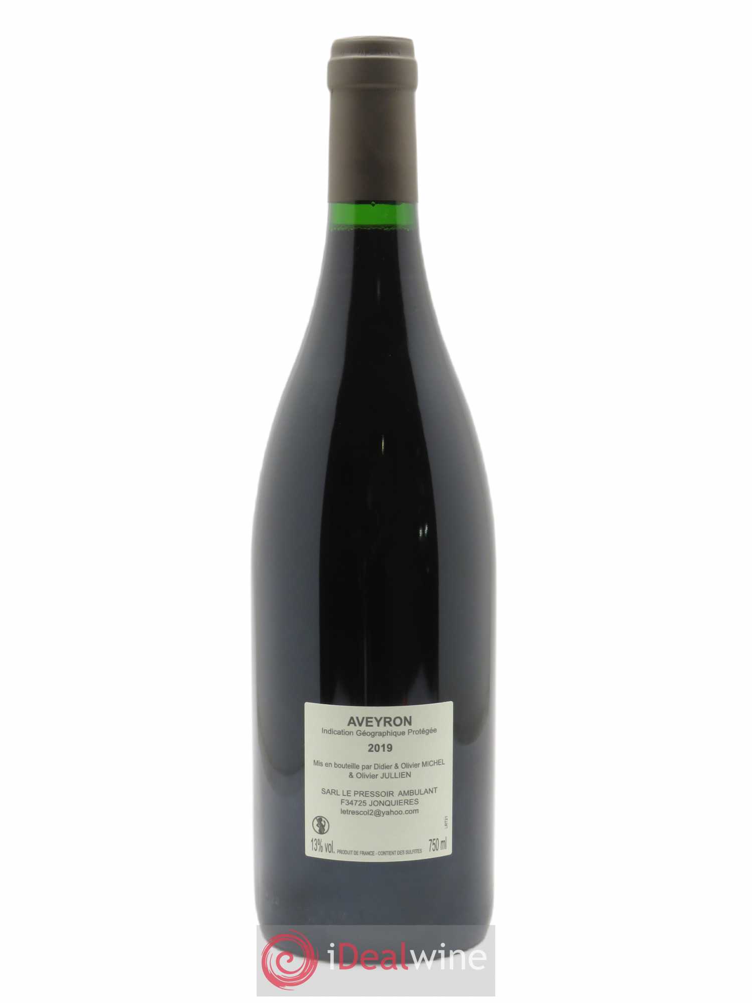 IGP Pays de l'Aveyron Mas Jullien Le Trescol Olivier Jullien  2019 - Lot de 1 Bouteille