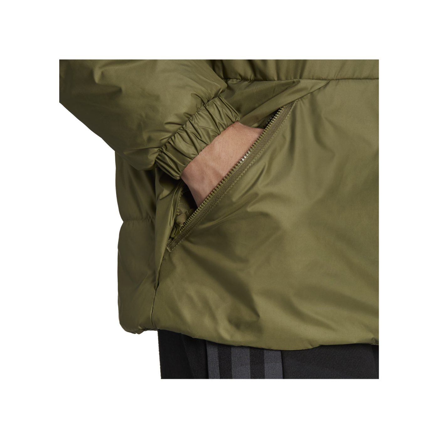 adidas BSC 3 Stripes Insulated Winterjacke Grün