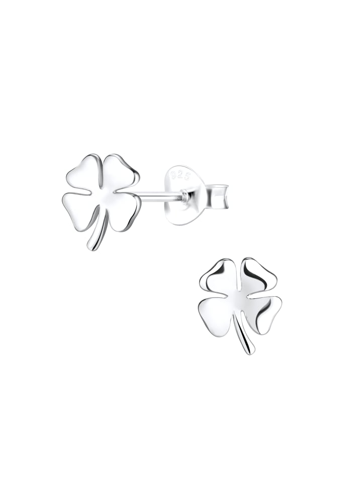 Alexander York Ohrringe, Ohrstecker KLEEBLATT in 925 Sterling Silber, 2-tlg. günstig kaufen onesize