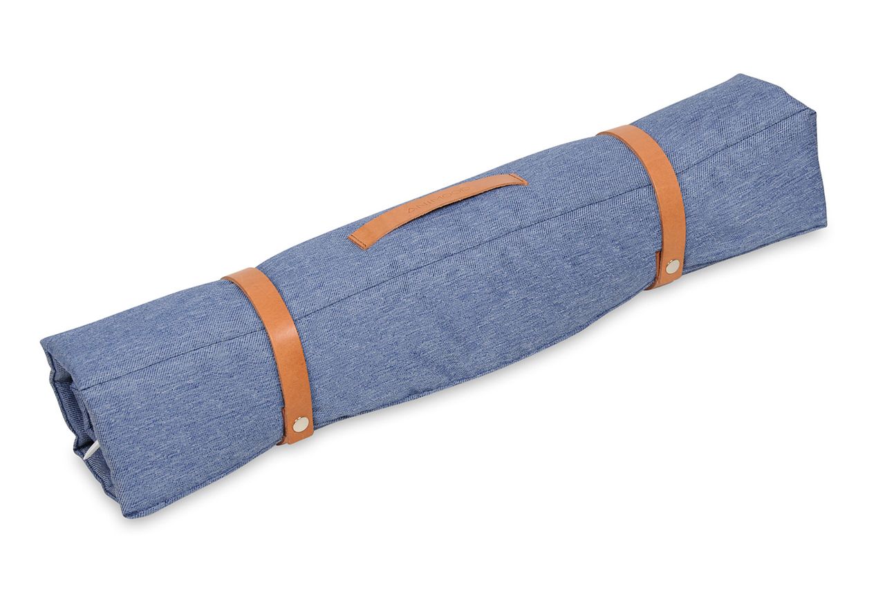 Animood Hunde-Rollmatte Luna Hundeteppich universal blau