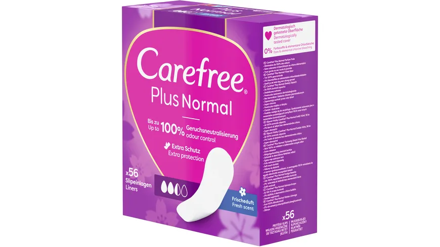 Carefree Plus Normal Slipeinlagen Frischeduft